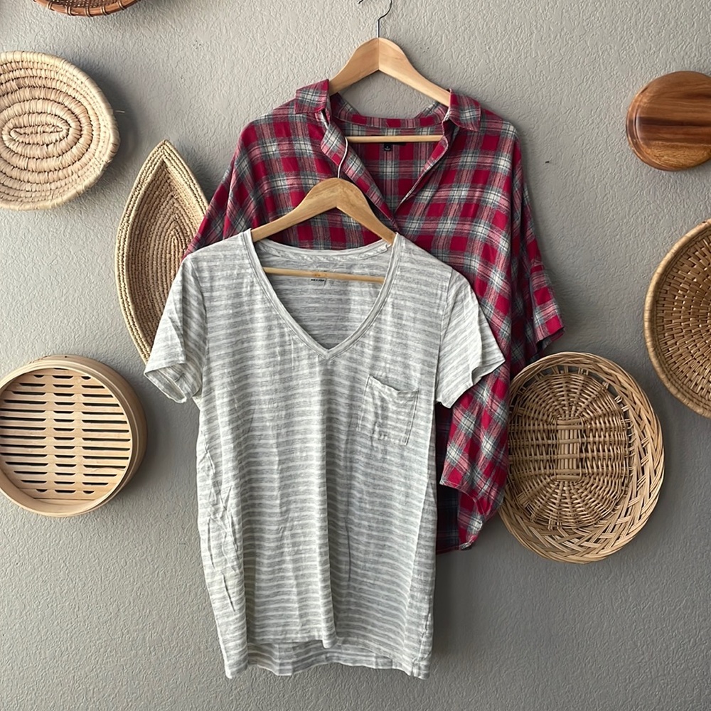 Bundle of 2 Madewell shirts medium